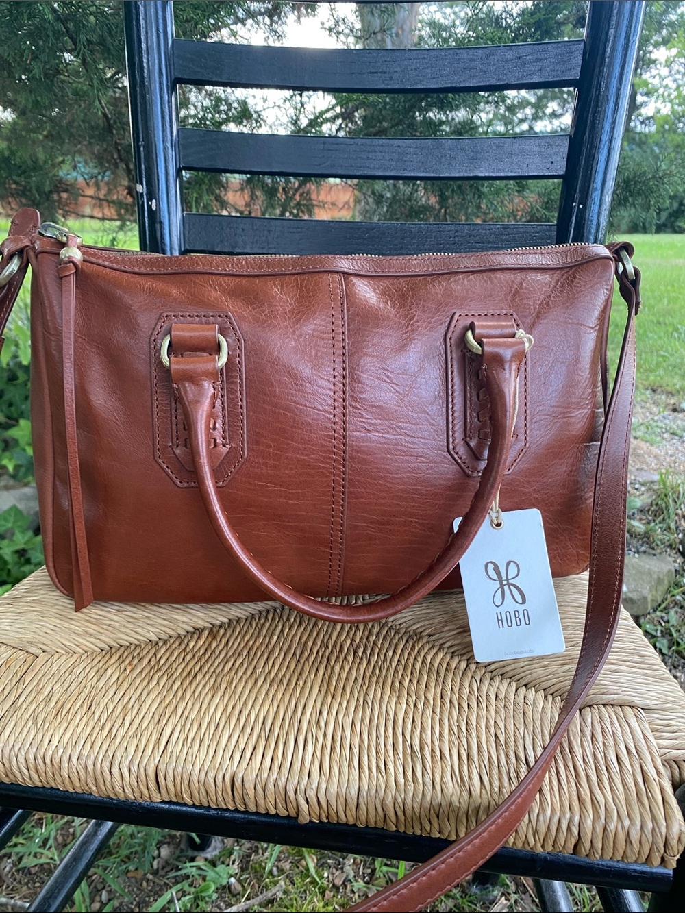 HOBO Expedition Satchel in Pecan Ridge - Picture 4 of 11